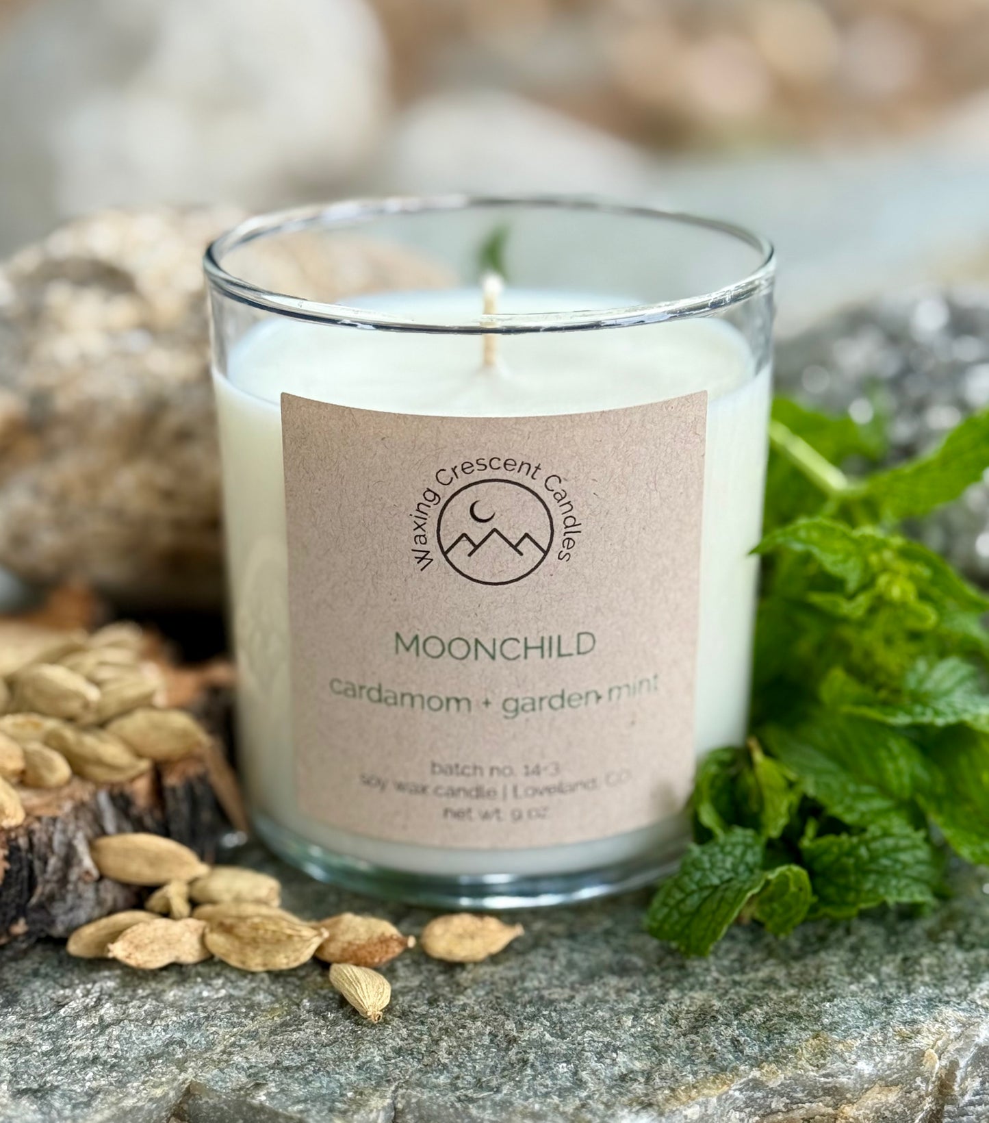 Moonchild (cardamom + garden mint)