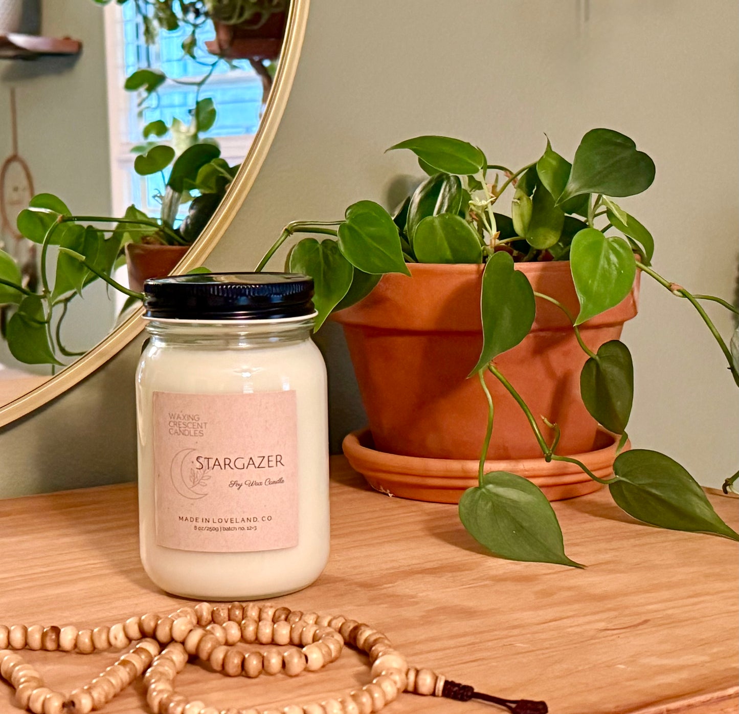 Stargazer (leather + nutmeg + amber + sweet clove + palo santo)