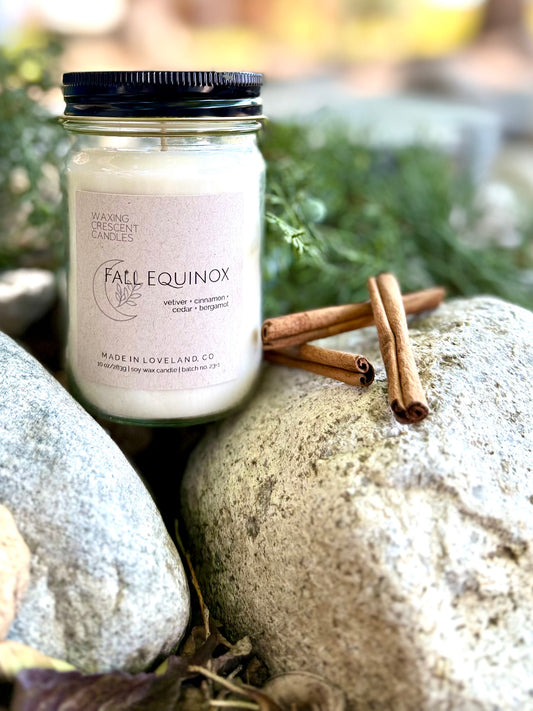 Fall Equinox (vetiver + bergamot + cedar + cinnamon)