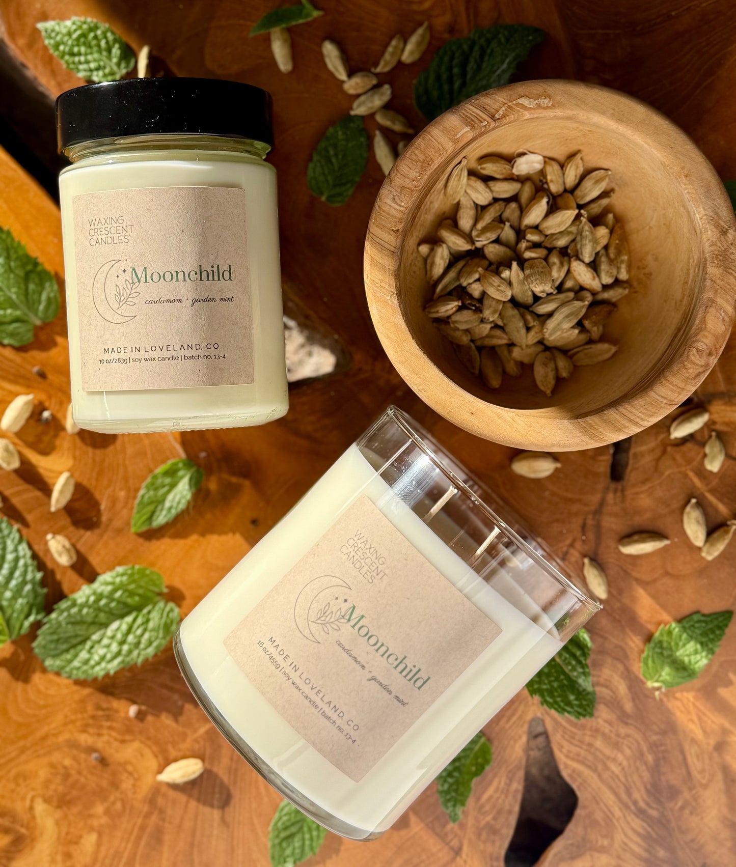 Moonchild (cardamom + garden mint)