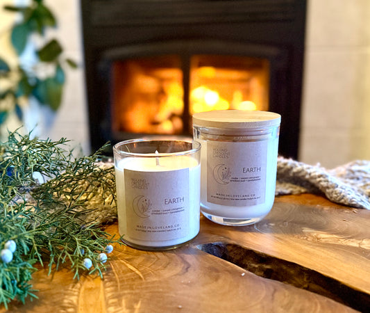 Earth (cedar + sweet cinnamon + smoked oud + sandalwood)