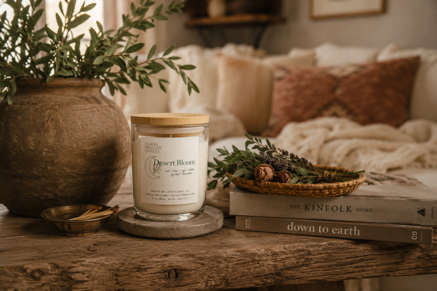 Desert Bloom (sage + oud + rose + cedar + fig leaf + lavender)