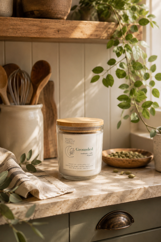Grounded (cardamom + cedar + bergamot)