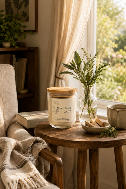 New Moon  (sage + bergamot + cypress + cedar)