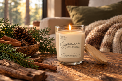 Wildwood (cedar + sweet cinnamon + smoked oud + sandalwood)