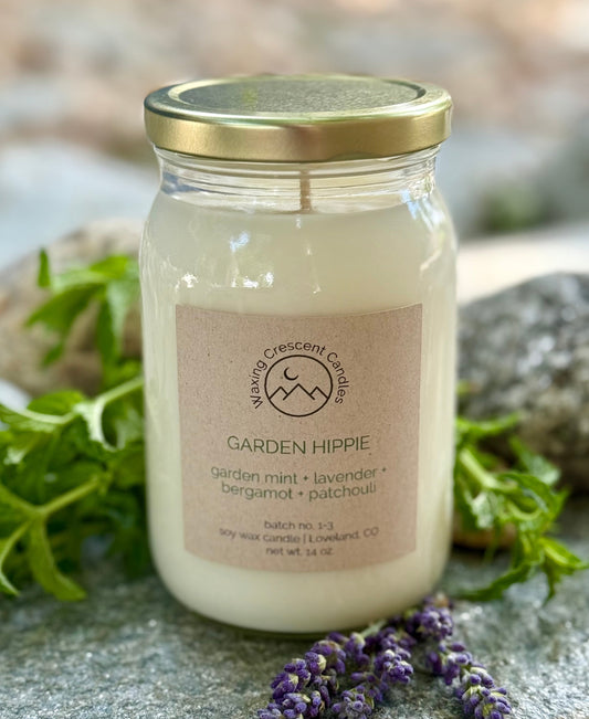 Garden Hippie (lavender + garden mint + bergamot + patchouli)