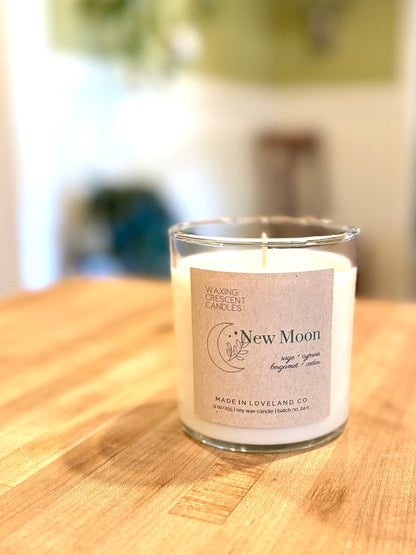 New Moon  (sage + bergamot + cypress + cedar)
