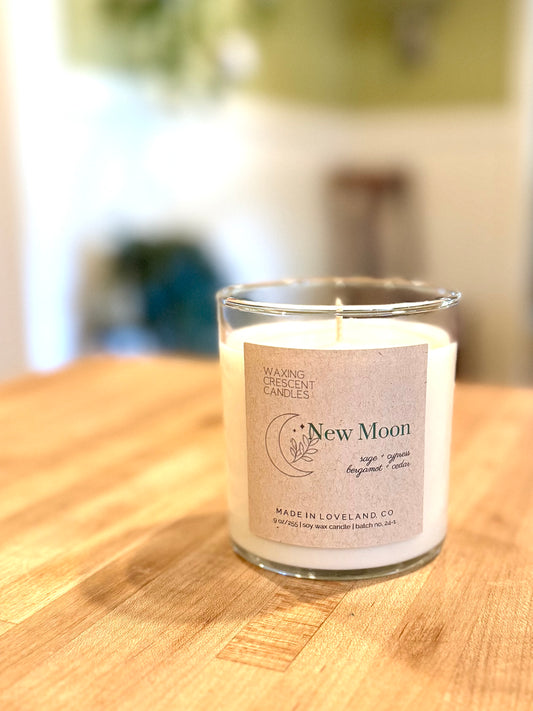 New Moon  (sage + bergamot + cypress + cedar)