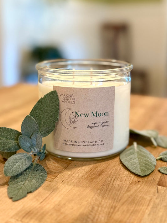 New Moon  (sage + bergamot + cypress + cedar)