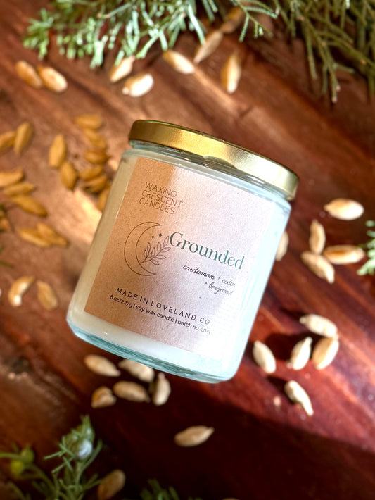 Grounded (cardamom + cedar + bergamot)