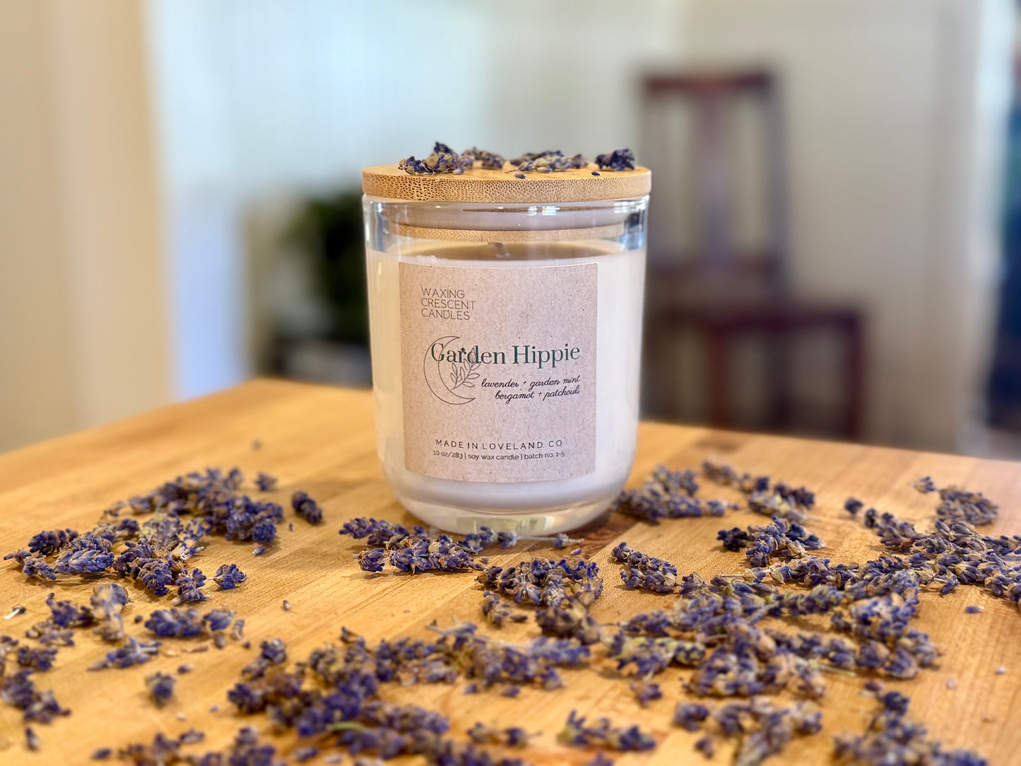 Garden Hippie (lavender + garden mint + bergamot + patchouli)
