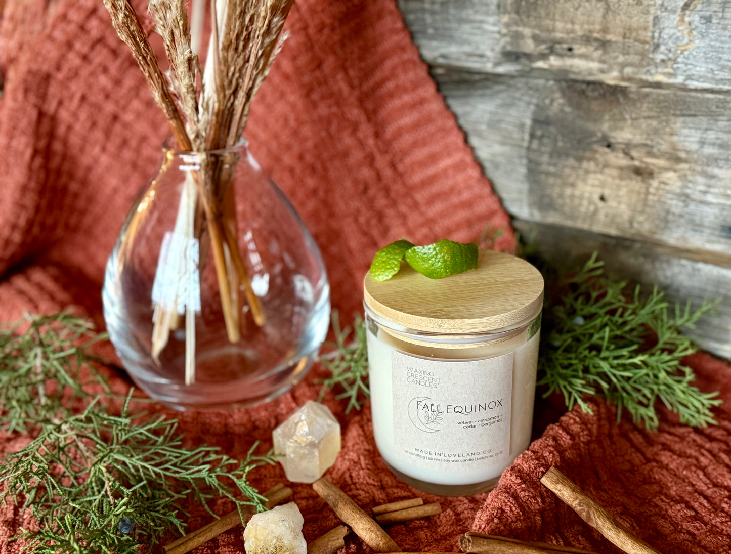 Fall Equinox (vetiver + bergamot + cedar + cinnamon)