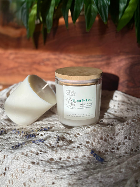 Root & Leaf  (tobacco + bergamot + patchouli + vanilla + sandalwood + lavender)